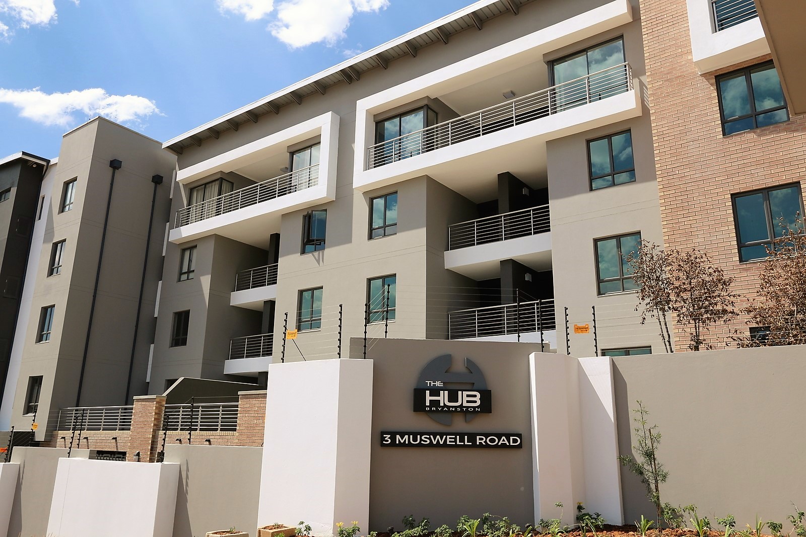 Serviced apartment interior at The Hub, Bryanston